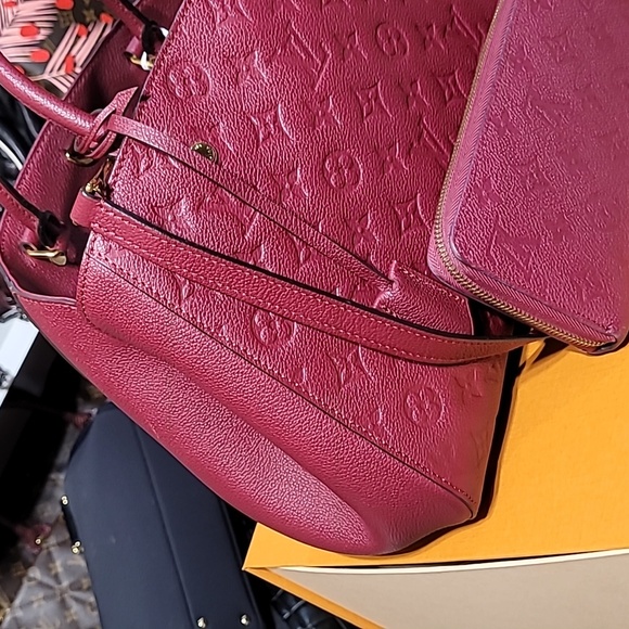 Louis Vuitton Empreinte Montaigne MM With Wallet Aurore Bundle set - Picture 2 of 16